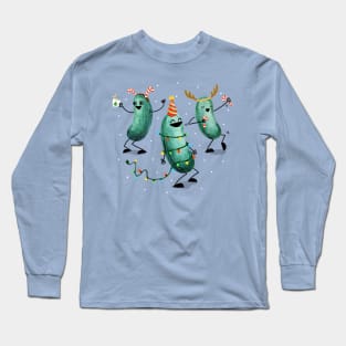 Holiday Pickle Party! Long Sleeve T-Shirt
